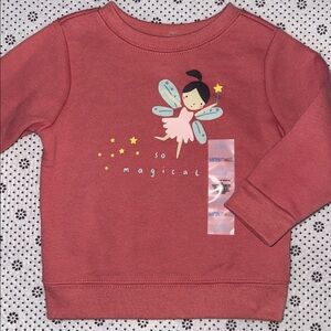 🛍 CUTE LITTLE GIRLS SWEATSHIRT SIZE 12 MONTHS 🛍